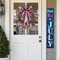 2 Pcs Large Patriotic Bows for Wreaths American Flag Stars Bow for 4th of July,Independence Day Bunting Indoor Outdoor Party Decor (Red White Blue Star Bows)
